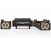 Traditional Leather Sofa