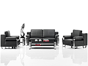 Traditional Leather SofaCG-CTZPSF-22_Office Furniture_Traditional Leather Sofa_Office Sofa